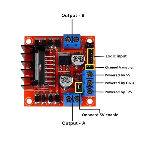 Buy L298N DC Motor Driver Module in Sri Lanka – Dual H-Bridge Motor Driver for Arduino & Robotics