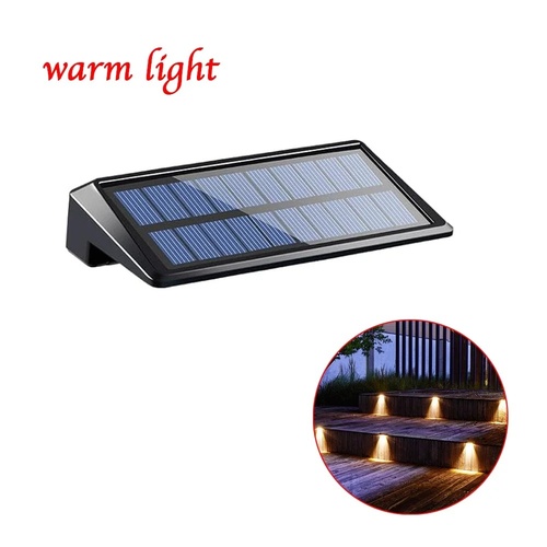 4pcs Solar Wall Light Outdoor Waterproof Solar Light Lighting Home Garden Courtyard Decoration Outdoor Sunlight Light